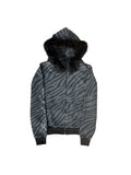 “ONYX” Black Tiger Zip Up